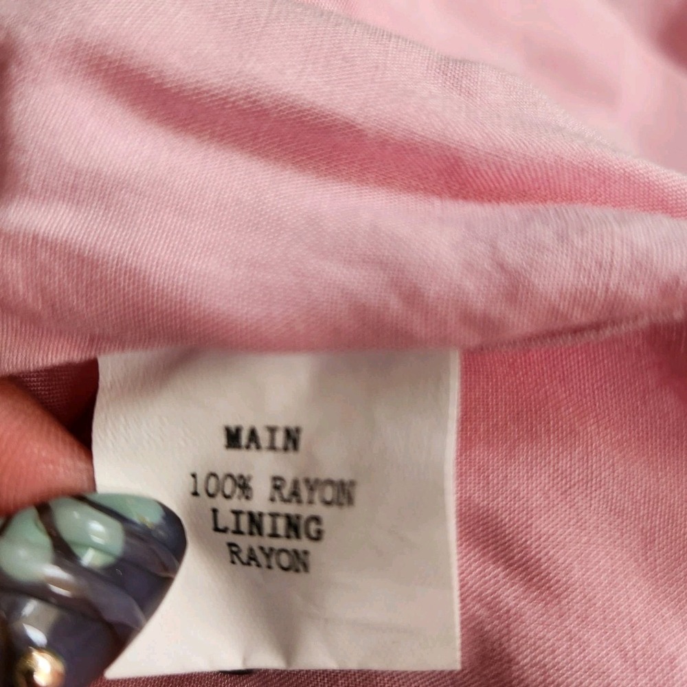 Hello Molly Far From‎ Finished Mini Dress Size 2 Pink Floral Open Back NWOT - Picture 6 of 9